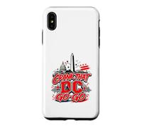 Crank That Go-Go Washington DC Music Vintage Rouge/Bleu Coque pour iPhone XS Max
