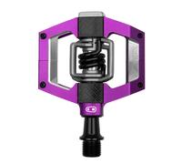 CRANKBRERS MALLET Trail Mountain Bike Pedales - Purple / Black Spring - MTB Enduro XC Trail Optimized Platform - Clip-In System Paire de pedales