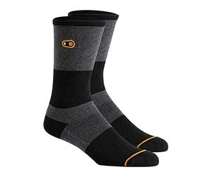 Crankbrothers Chaussettes VTT décontractées, gris, L/XL, gris/noir, taille unique