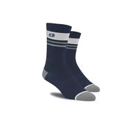 Paire de chaussettes crankbrothers icon mtb bleu marine argent