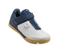 Crankbrothers Chaussures Mallet BOA - Bleu Marine/Gris/Semelle Marron - 7.5 US / 40 EU