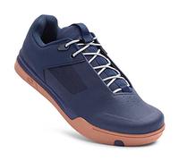 Crankbrothers Chaussures Mallet Lace - Bleu Marine/Argent/Semelle Marron - 13 US / 47 EU