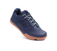 Crankbrothers Chaussures Mallet Lace - Bleu Marine/Argent/Semelle Marron - 7 US / 39.5 EU