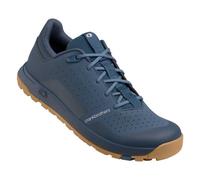 Crankbrothers Chaussures Stamp Trail Lace - Bleu/Semelle Marron - 15 US / 49 EU