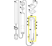 Crankbrothers Highline 11 Quill Assembly unité de tige, 30.9/31.6mm, 100mm