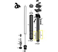 Crankbrothers Highline Keyway Boulon de guidage Goupille coulissante