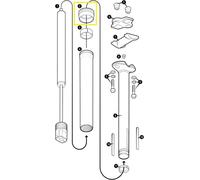 Crankbrothers Highline XC/Gravel Joint d'étanchéité Dichtring, 27.2mm, noir
