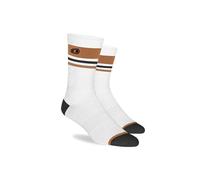 Crankbrothers Icon MTB Chaussettes Mixte taille unique Blanc/Marron