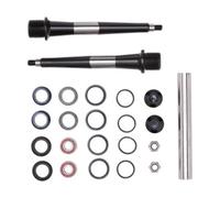 Crankbrothers Spindle Short Pedal Axle Argenté