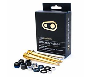 Crankbrothers Kit Upgrade - axe Titane Pédales de VTT Noir