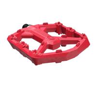 Crankbrothers Pédale plateforme Stamp 0 S – Rouge – Corps composite, 12 broches