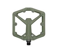 Crankbrothers Pédales VTT Stamp 1 Gen 2 Taille L Composite Vert Argenté