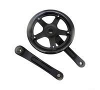 Crankset Aluminium 6061 175mm 42T Crankset Aluminium 6061 175mm | argent, finition anti-, compatible route et pour vtt, design compact pour pliants, robuste