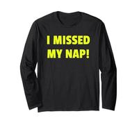 Cranky Mode on I Missed My Nap Funny Graphic Tee and More Manche Longue