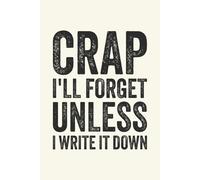 Crap I'll Forget Unless I Write It Down: Personalized Mother's Day Gifts For Wife From Husband.