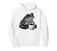Crapaud Café Amoureux Nature Art Gravure Drôle Sweat à Capuche