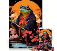 Crapaud Guerrier Grenouille 1000 Pièces Puzzle pour Adolescents Logique, Détente, Finitions impeccables, Cadeau mémorable (50x75cm)