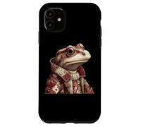 Crapaud Patchwork fantaisiste dans Un Manteau Vintage Coque pour iPhone 11
