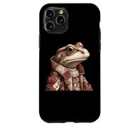Crapaud Patchwork fantaisiste dans Un Manteau Vintage Coque pour iPhone 11 Pro