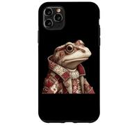 Crapaud Patchwork fantaisiste dans Un Manteau Vintage Coque pour iPhone 11 Pro Max