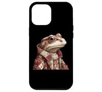 Crapaud Patchwork fantaisiste dans Un Manteau Vintage Coque pour iPhone 12 Pro Max