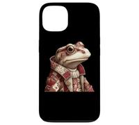 Crapaud Patchwork fantaisiste dans Un Manteau Vintage Coque pour iPhone 13