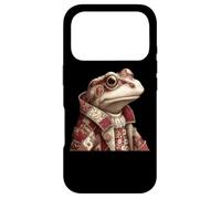 Crapaud Patchwork fantaisiste dans Un Manteau Vintage Coque pour iPhone 17 Pro