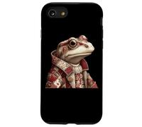 Crapaud Patchwork fantaisiste dans Un Manteau Vintage Coque pour iPhone SE (2020) / 7/8