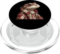 Crapaud Patchwork fantaisiste dans Un Manteau Vintage PopSockets PopGrip pour MagSafe