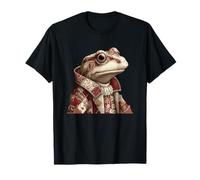 Crapaud Patchwork fantaisiste dans Un Manteau Vintage T-Shirt