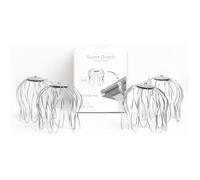 CULTIVEA - Crapaudine en acier Galvanisé (80 mm jusqu’à 100 mm ⌀) - Filtre de gouttière - Filtre anti feuille (Lot de 4)