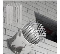 Crapaudine de Gouttière en Acier Inoxydable Anti-Blocage Grille Gouttière Anti Feuilles pour Un Meilleur Débit d'eau et Une Meilleure Protection Contre Les Obstructions(160 mm)