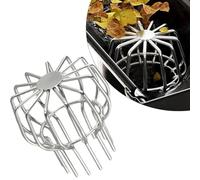 Crapaudine De GouttièRe,Grille GouttièRe Anti Feuilles,Filtre Gouttiere,Protection Gouttiere Anti Feuille,Attrape Feuilles Efficace En Acier Assure Un DéBit D'Eau Optimal (Pour tuyau de 90-110 mm)