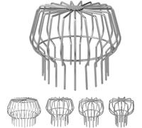 Crapaudine De GouttièRe,Grille GouttièRe Anti Feuilles,Filtre Gouttiere,Protection Gouttiere Anti Feuille,Attrape Feuilles Efficace en Acier Assure Un DéBit d'eau Optimal
