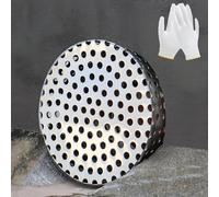 Crapaudine de gouttière Protection gouttiere Anti Feuille Filtres De Gouttière en Acier Inoxydable Protection Contre Les Feuilles de gouttière Filtre de Gouttière pour Éviter Les(125mm/5in)