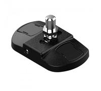 Crapaudine réglable Platimium pour bas de portail - Ø14 mm - noir TIRARD