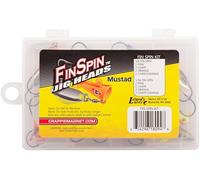 Crappie Magnet Kit de Spinning, équipement et Accessoires de pêche en Eau Douce, 8 têtes plombées Taille 1/8 et 8 têtes plombées Taille 1/16 (l'emballage Peut Varier)