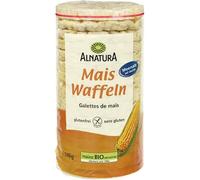 Craquez pour les galettes de maïs ALANATURA au sel marin, snack bio léger et croustillant 110g- Lot De 4