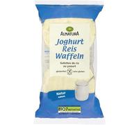 Craquez pour les galettes de riz au yaourt nature bio ALANATURA, snack léger et naturel 100g- Lot De 6