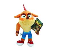 Crash Bandicoot Bandai Peluche | 15 cm Soft Toy Collectible | Jouets en Peluche pour Filles et garçons pour Les Fans de Jeux vidéo | Jouets en Peluche à Collectionner pour garçons et