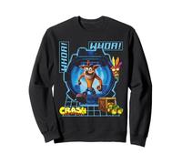 Crash Bandicoot Gamer Grid Collage Classic Video Game Sweatshirt