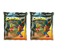 Crash Bandicoot Lot de 2 porte-clés à collectionner pour sac à dos avec clip 3D 6 cm