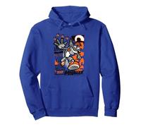 Crash Bandicoot Retro Vintage Crash Aku Aku Graffiti Poster Sweat à Capuche, Unisexe pour Adultes, Bleu Royal, M