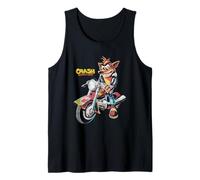 Crash Bandicoot Vintage Biker Scene Motorcycle Video Game Débardeur