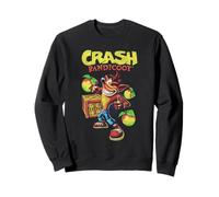 Crash Bandicoot Vintage Distressed Fruit Crate Video Game Sweatshirt