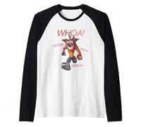 Crash Bandicoot Whoa Whoa Whoa Portrait Funny Video Game Manche Raglan
