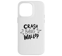 Crash Bang Wallop Effet sonore Icône Thème Comic Style Coque pour iPhone 14 Pro Max