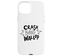 Crash Bang Wallop Effet sonore Icône Thème Comic Style Coque pour iPhone 15 Plus