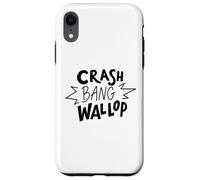 Crash Bang Wallop Effet sonore Icône Thème Comic Style Coque pour iPhone XR