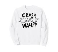 Crash Bang Wallop Effet sonore Icône Thème Comic Style Sweatshirt
